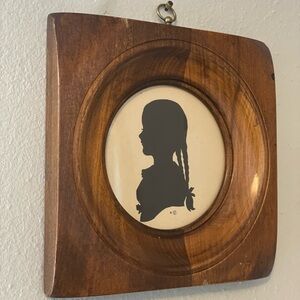 Vintage framed silhouette by Sidney Z Lucas